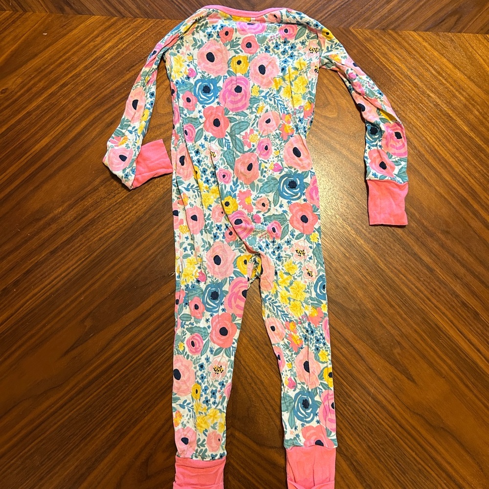 Floral Kids One Piece Pajama